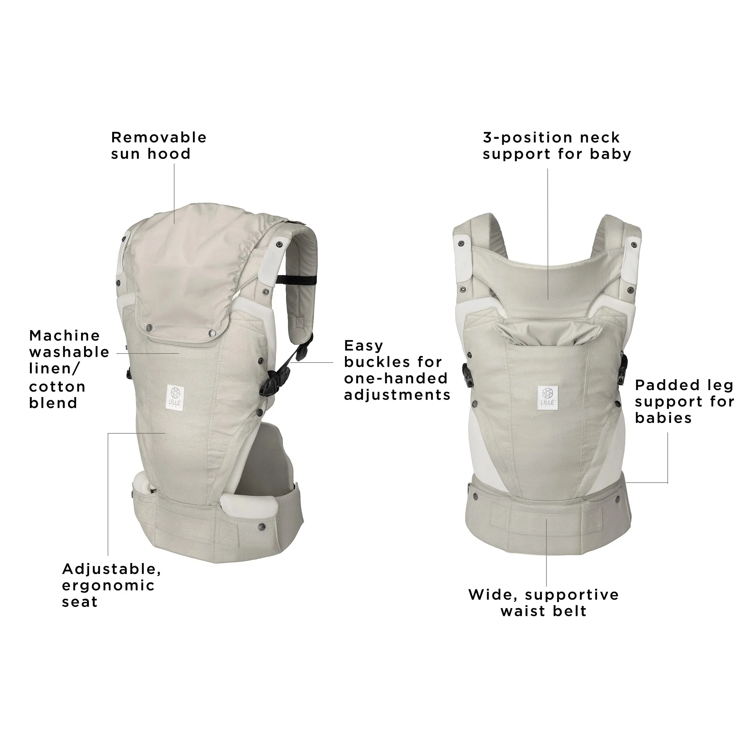 Elevate 6-in-1 Baby Carrier - Ivory