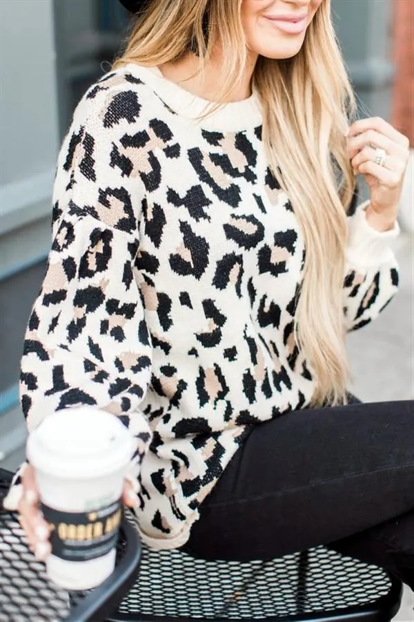 elveswallet Chic Leopard Pullover