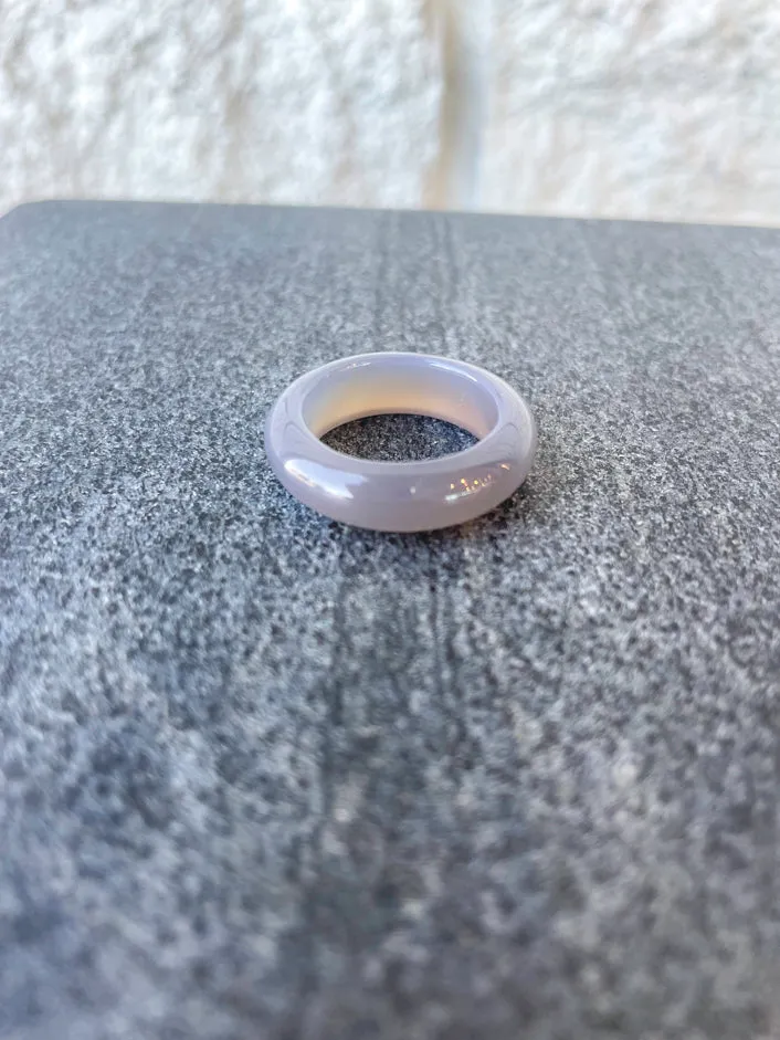 Essential Grey Agate Ring