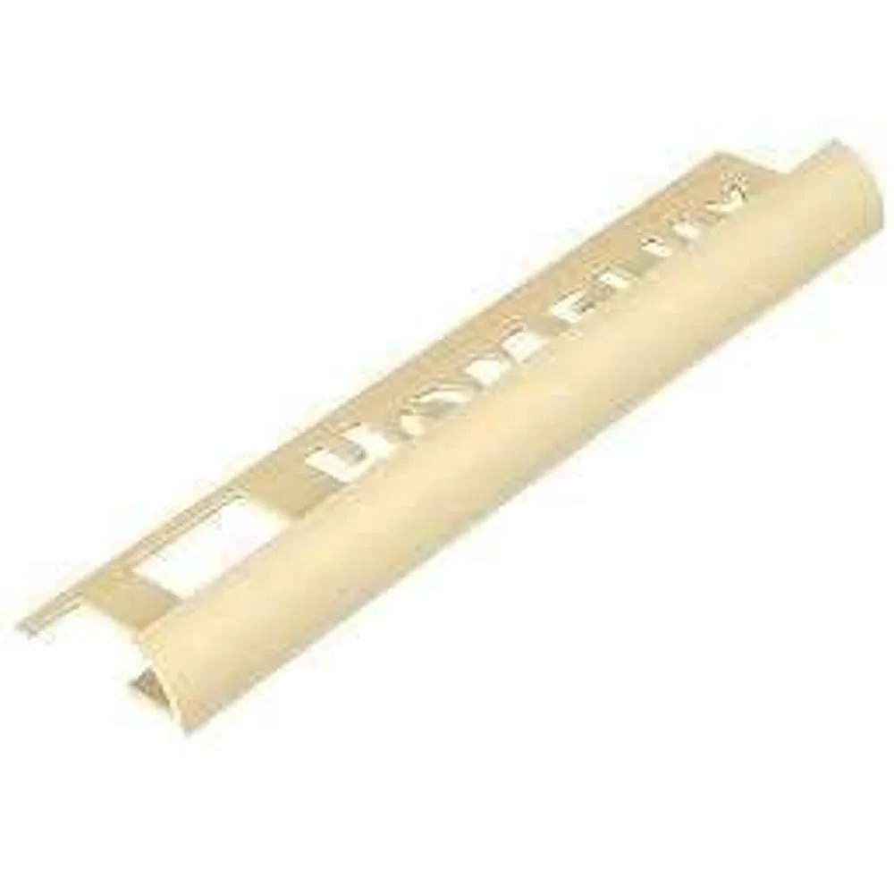 Evia Tile Trim 8mm x 2.5M PVC Round Edge Ivory