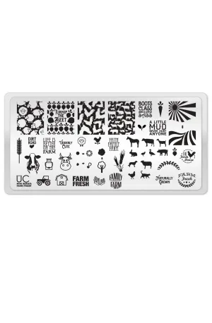 Farm Fresh - Uber Chic Mini Stamping Plate