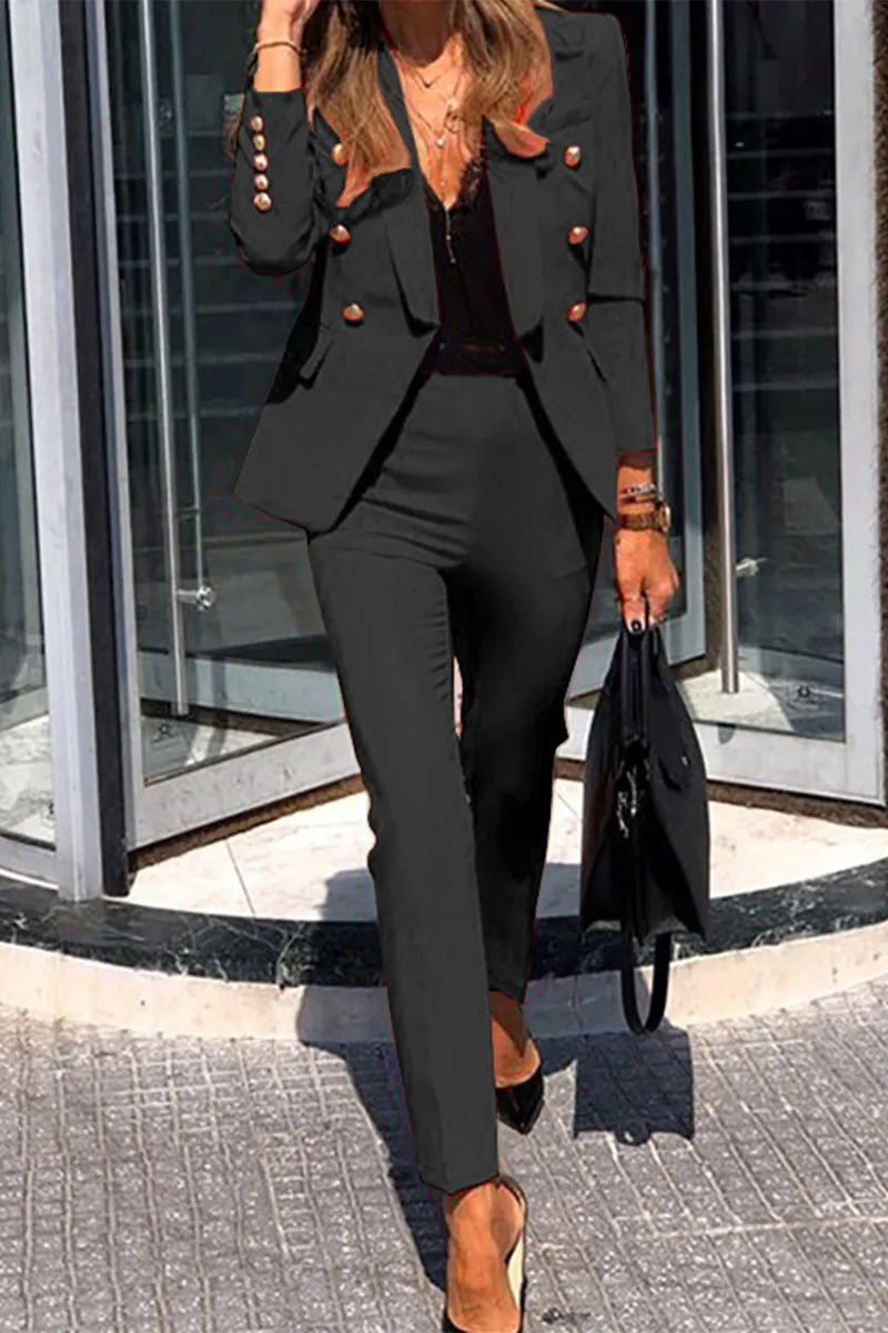 Fashion Chic Casual Suit Two-piece