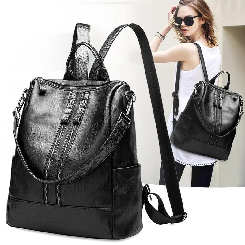 Fashion Leather Travel Multifunction Mummy Backpack