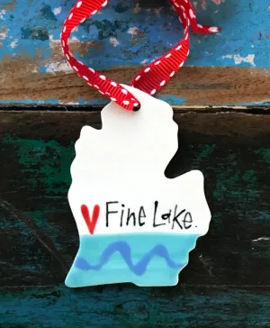 Fine Lake Ornament