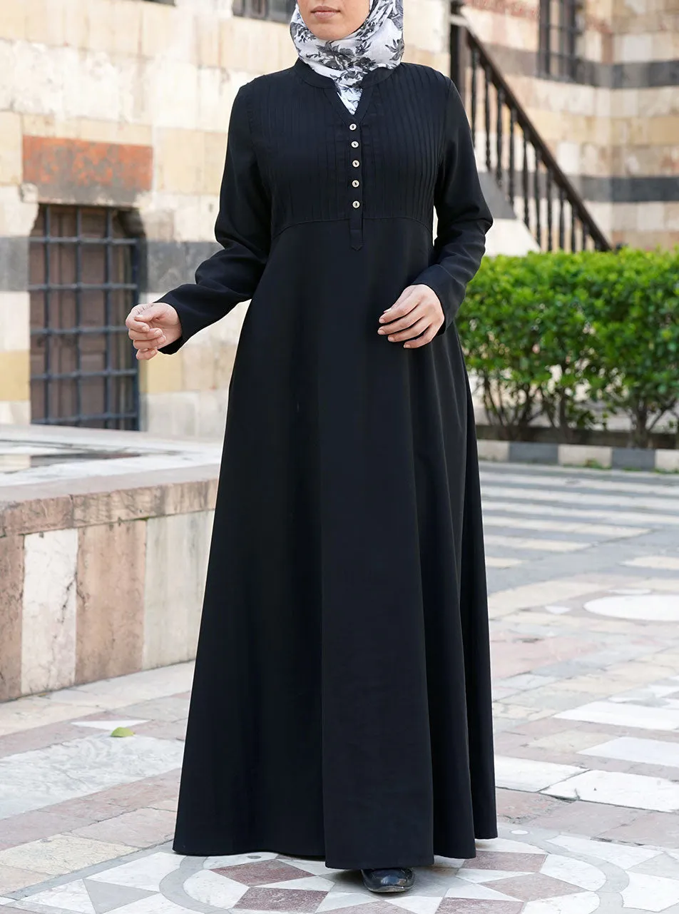 Fine Pleats Abaya