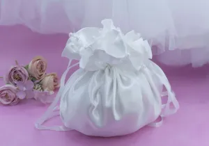 Flower Girl, Communion Pearl Edged Dolly Bag