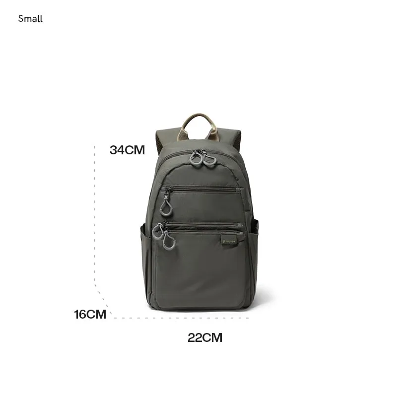 Fouvor Casual Backpack Female Shoulders Bag Oxford Commuter Large Capacity Outdoor Sports Women Canvas School Bag 2802-02