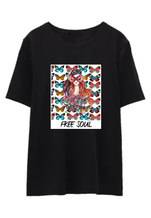 Free Soul Black T-Shirt