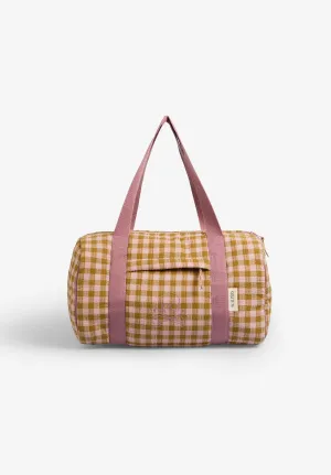 GINGHAM TRAVEL BAG