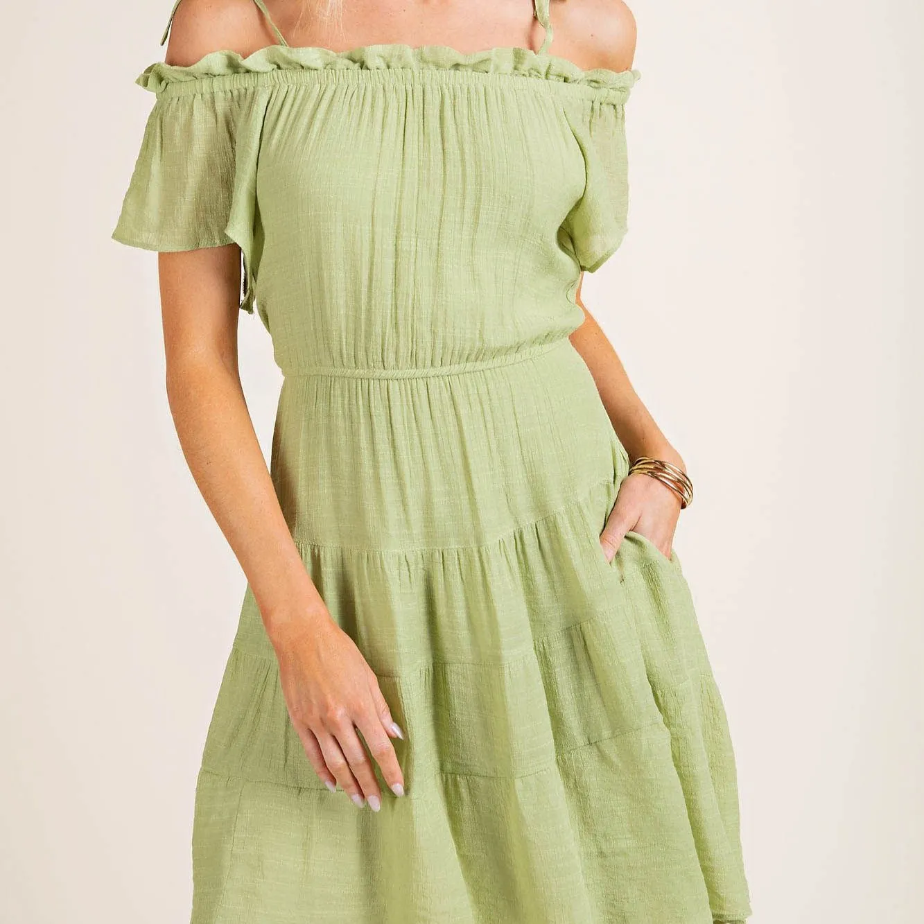 Green Light Dress in Sage