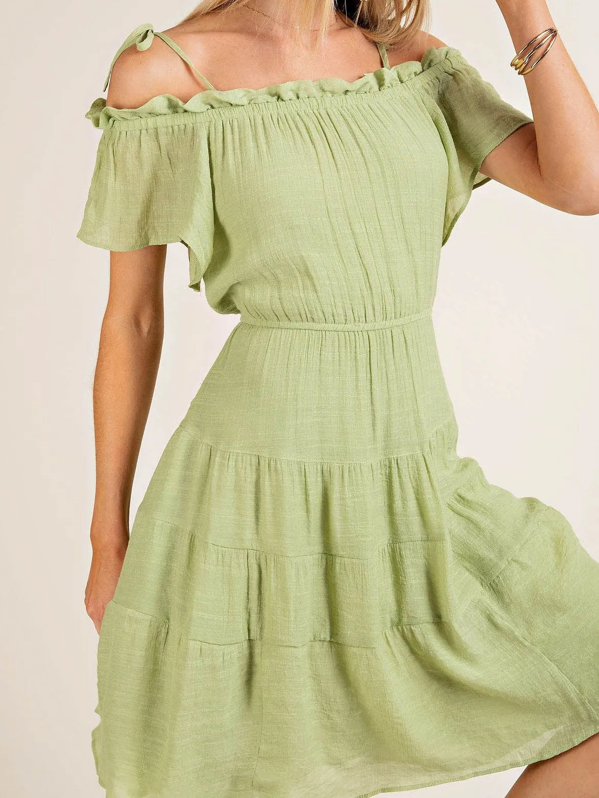 Green Light Dress in Sage