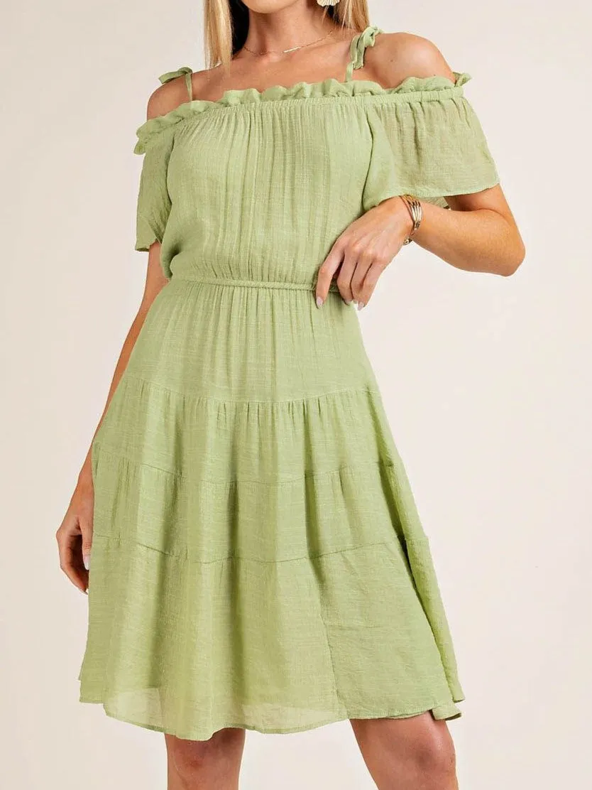 Green Light Dress in Sage