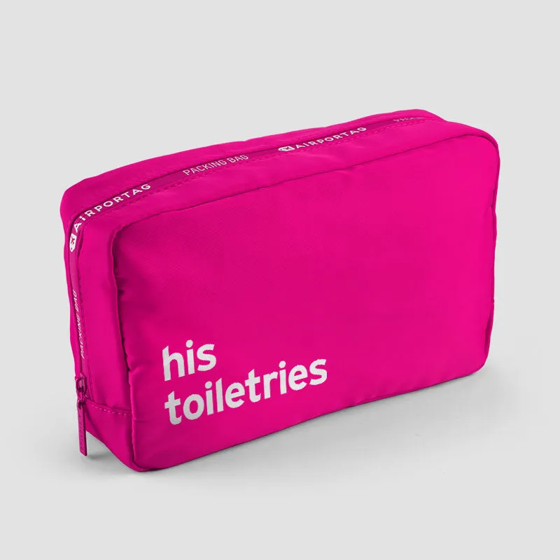 His Toiletries - Packing Bag