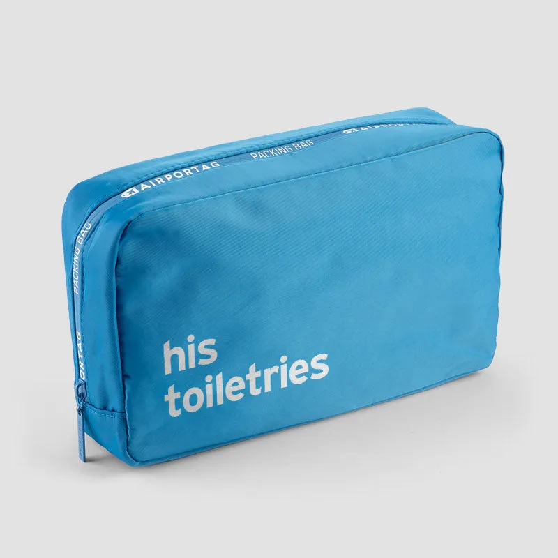 His Toiletries - Packing Bag