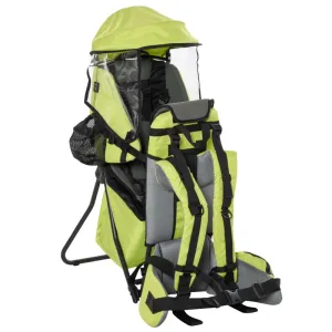 HOMCOM Baby Carrier Backpack - Light Green