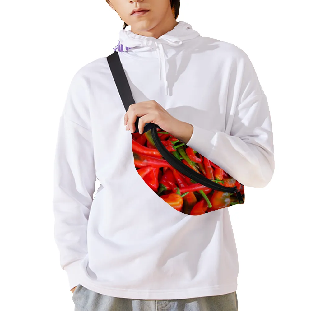 Hot Red Chillies Waist Bag / Bum Bag / Fanny Pack