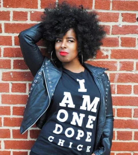 I Am One Dope Chick Classic Black T-Shirt