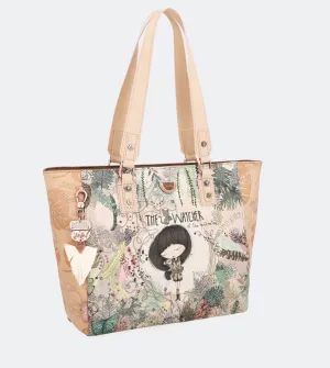 Jungle shopping bag with two handles