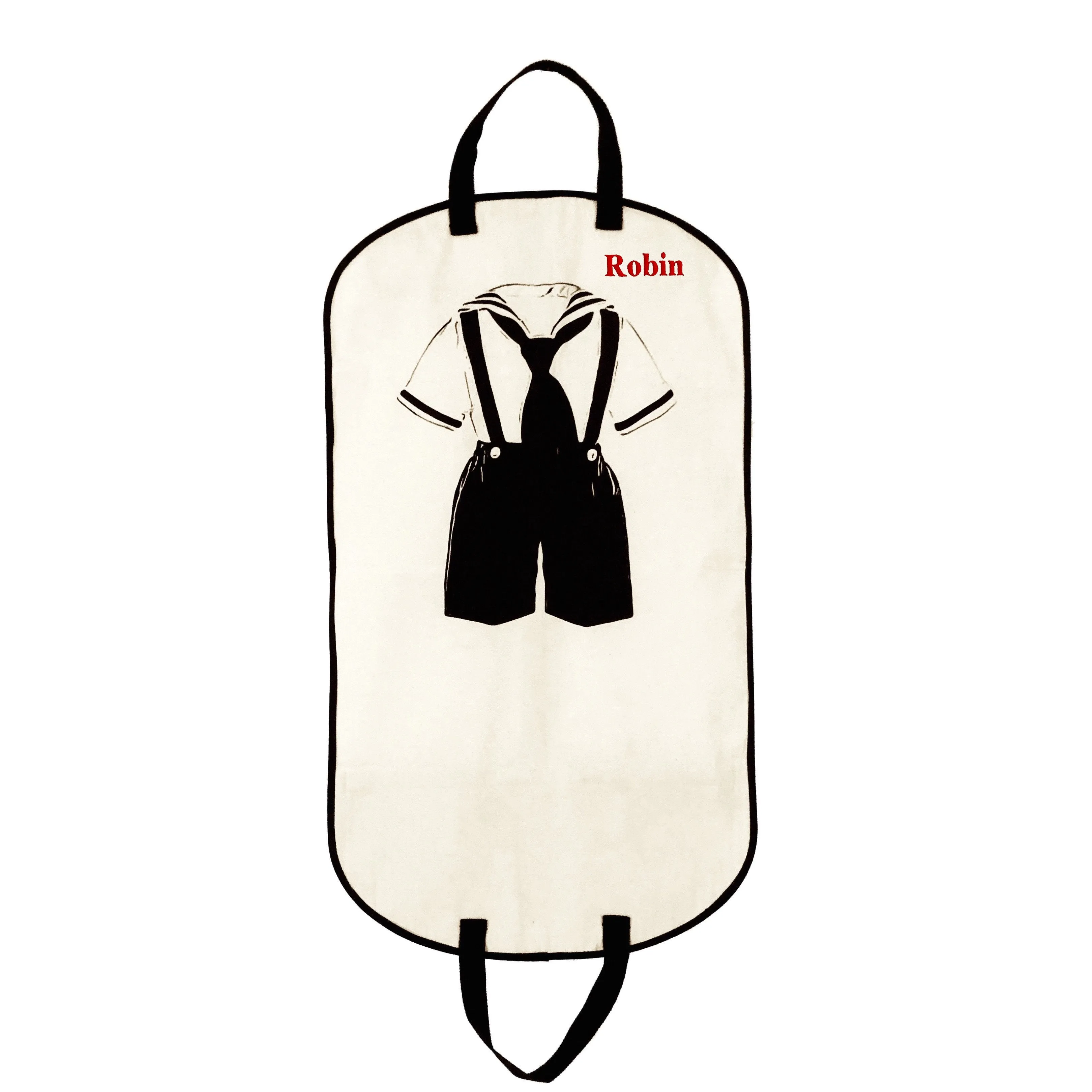 Kids Garment Bag Boy, Cream