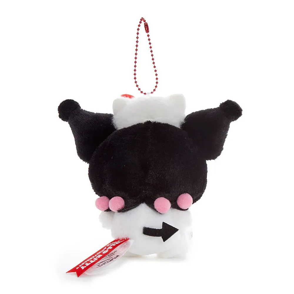 Kuromi Mascot Keychain Plush :Hello Kitty 50th Anniversary