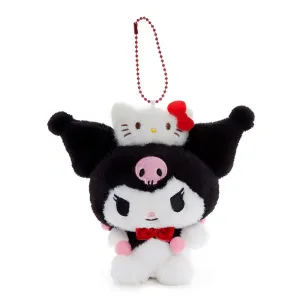 Kuromi Mascot Keychain Plush :Hello Kitty 50th Anniversary