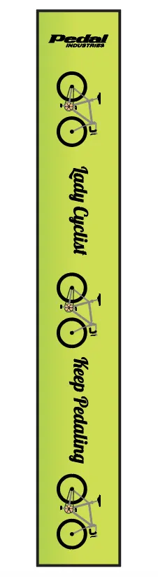 Lady Cyclist 2022 MINI RaceDay Bag 2.0. Lime Green