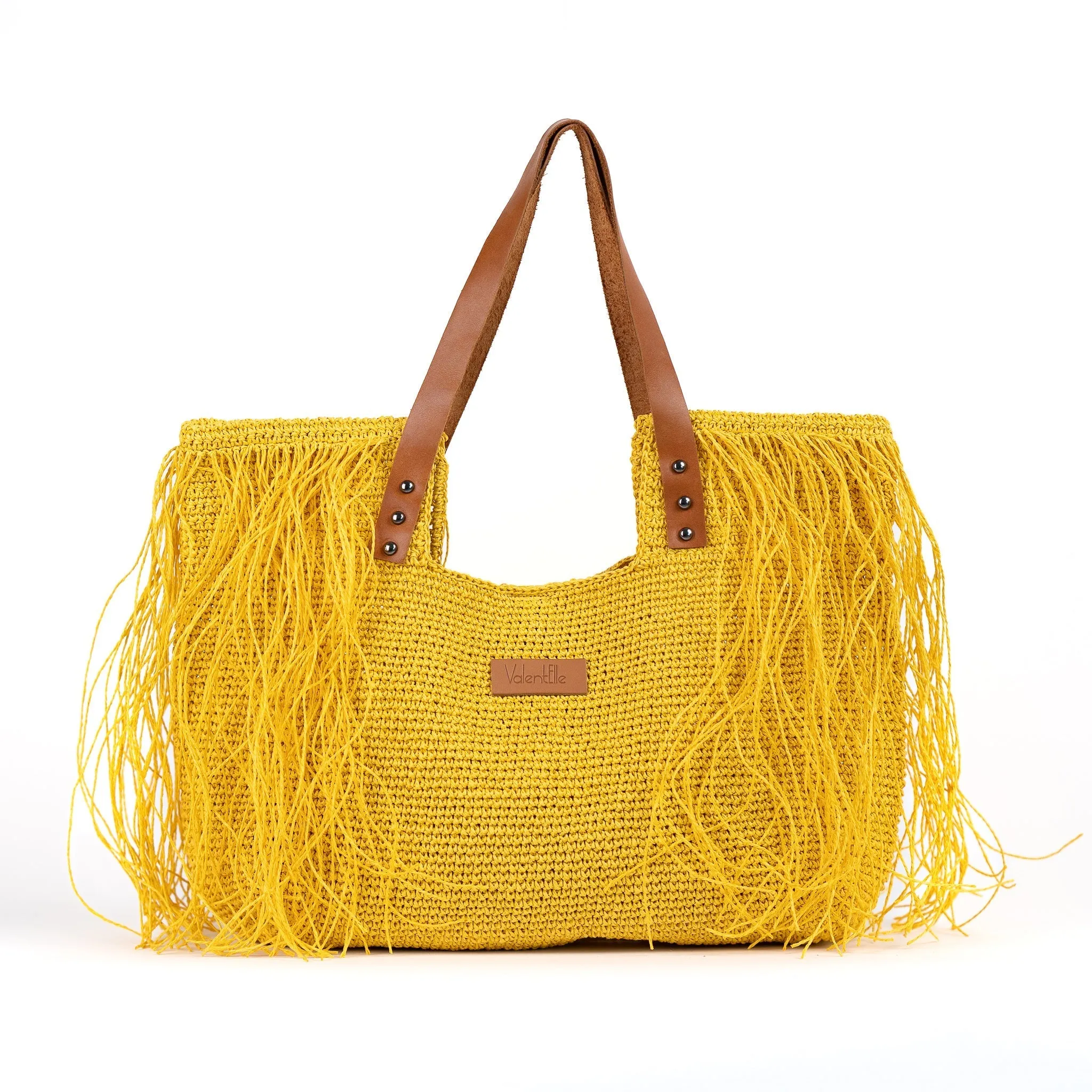 Large Raffia Tote Bag