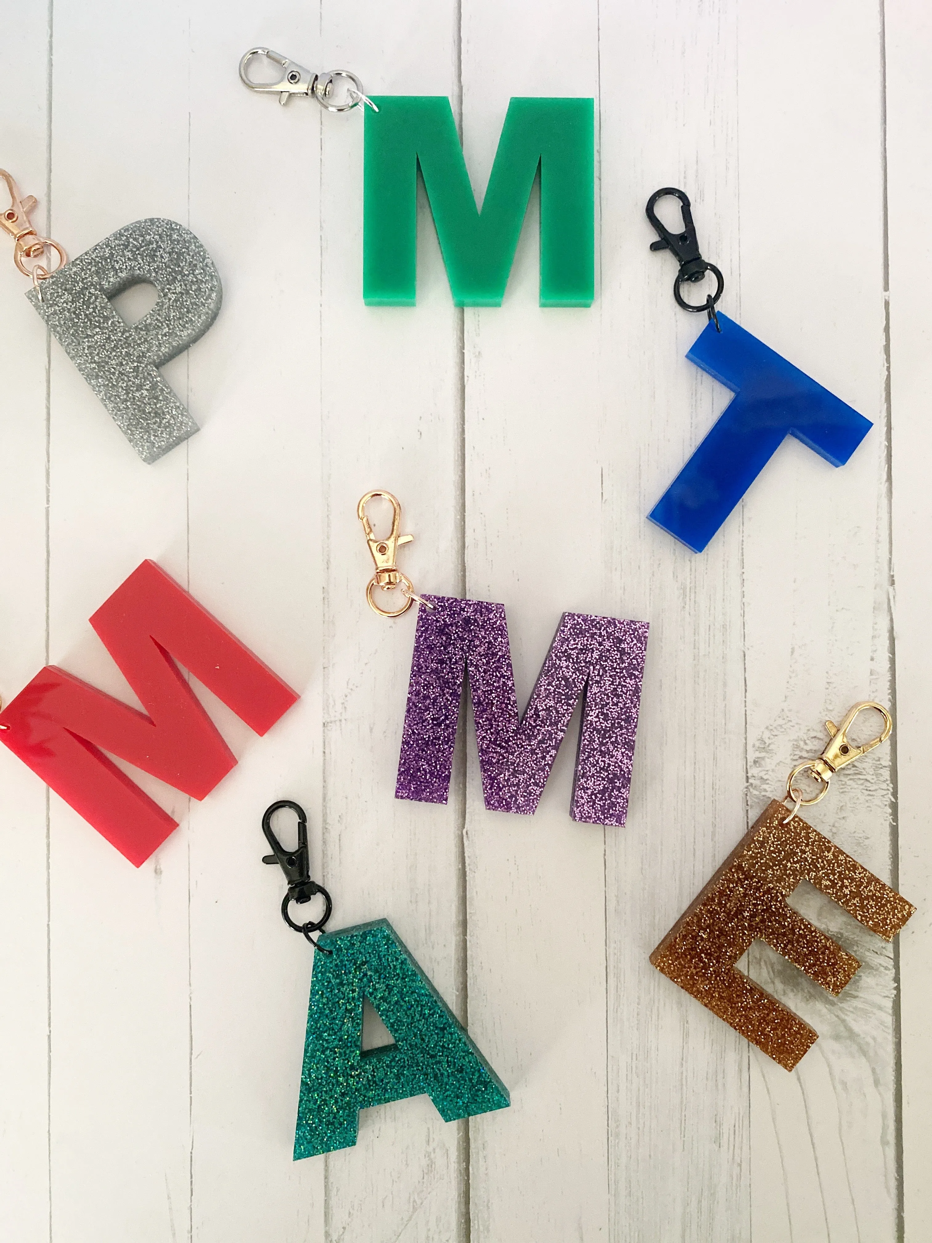 Letter Keyrings