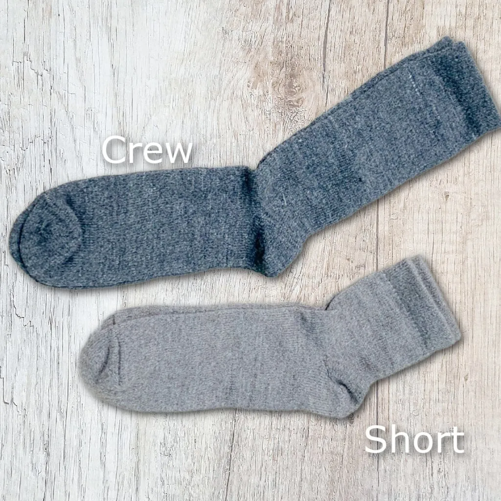 Lightweight Short Alpaca Socks