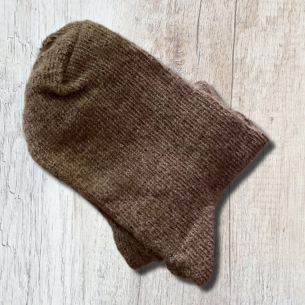 Lightweight Short Alpaca Socks