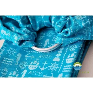 Little Frog Ring Sling - Jacquard Marine Ahoy