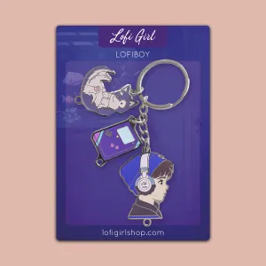 Lofi Boy Keychain