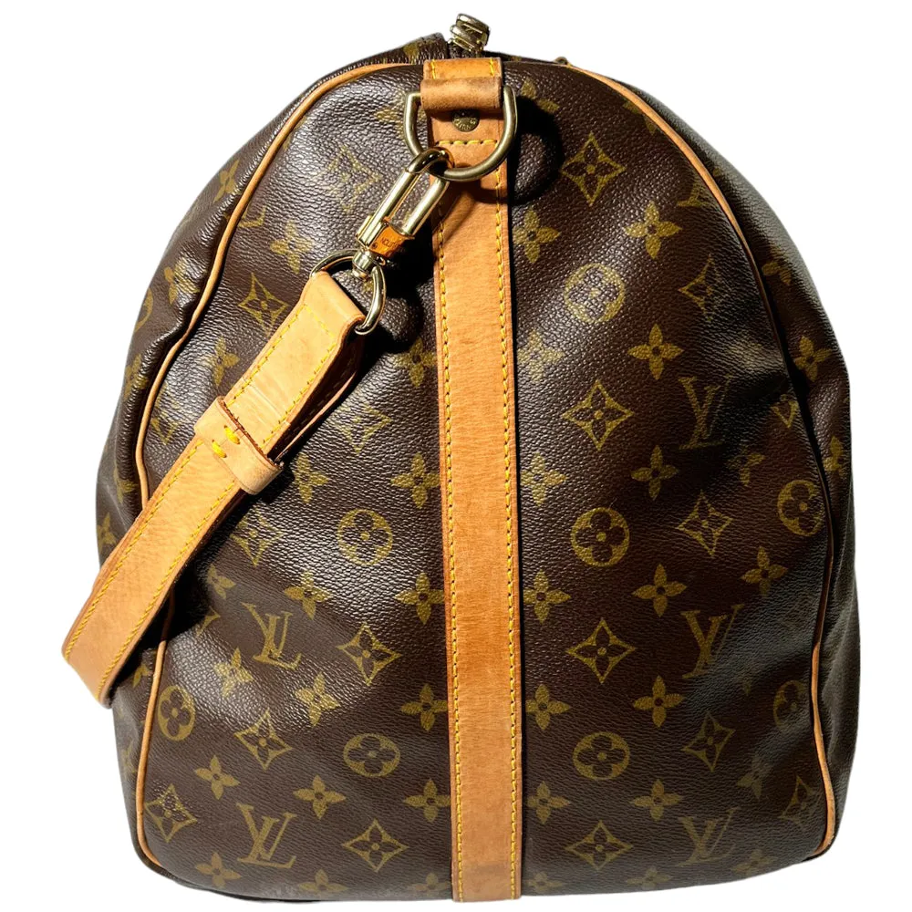 LOUIS VUITTON Keepall Bandouliere 60 Monogram Bag With Strap LHQ114