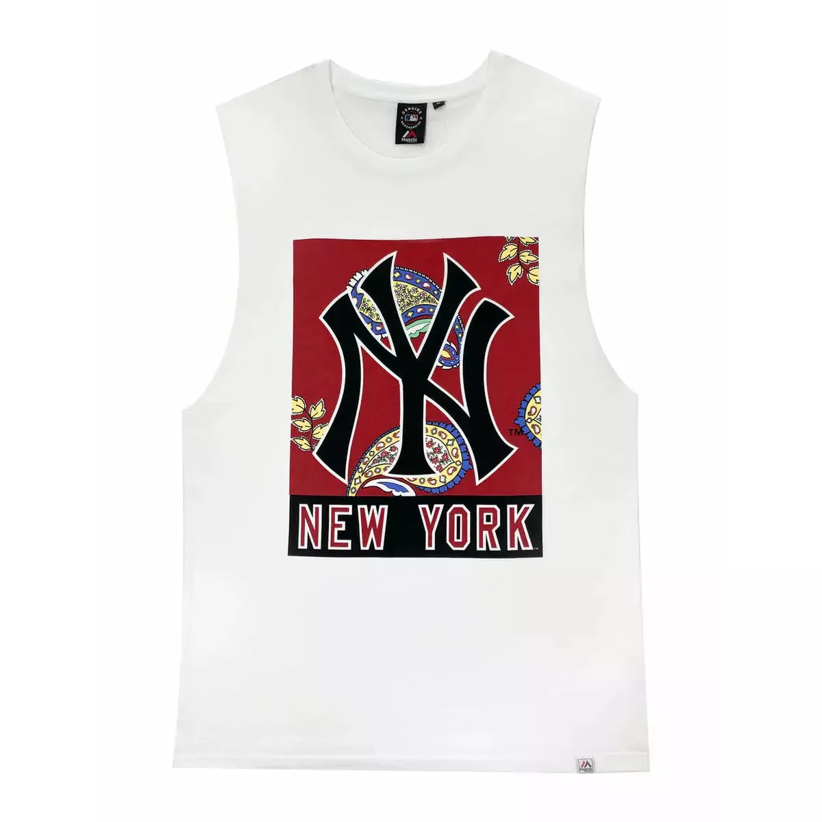 Majestic - NY Yankees Paisley Pattison Muscle Tee