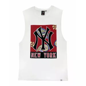 Majestic - NY Yankees Paisley Pattison Muscle Tee