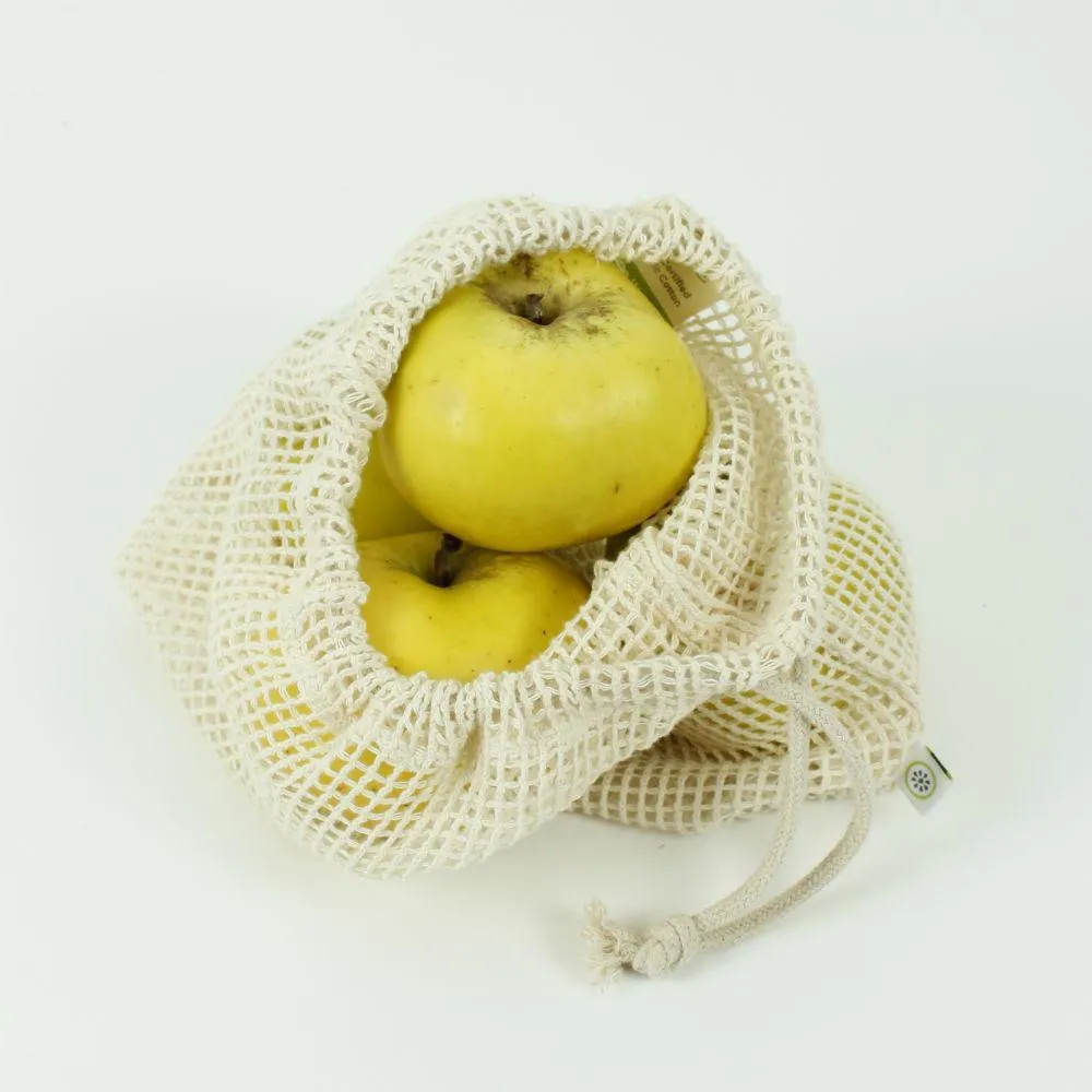 Medium Organic Cotton Mesh Produce Bag (no packaging)