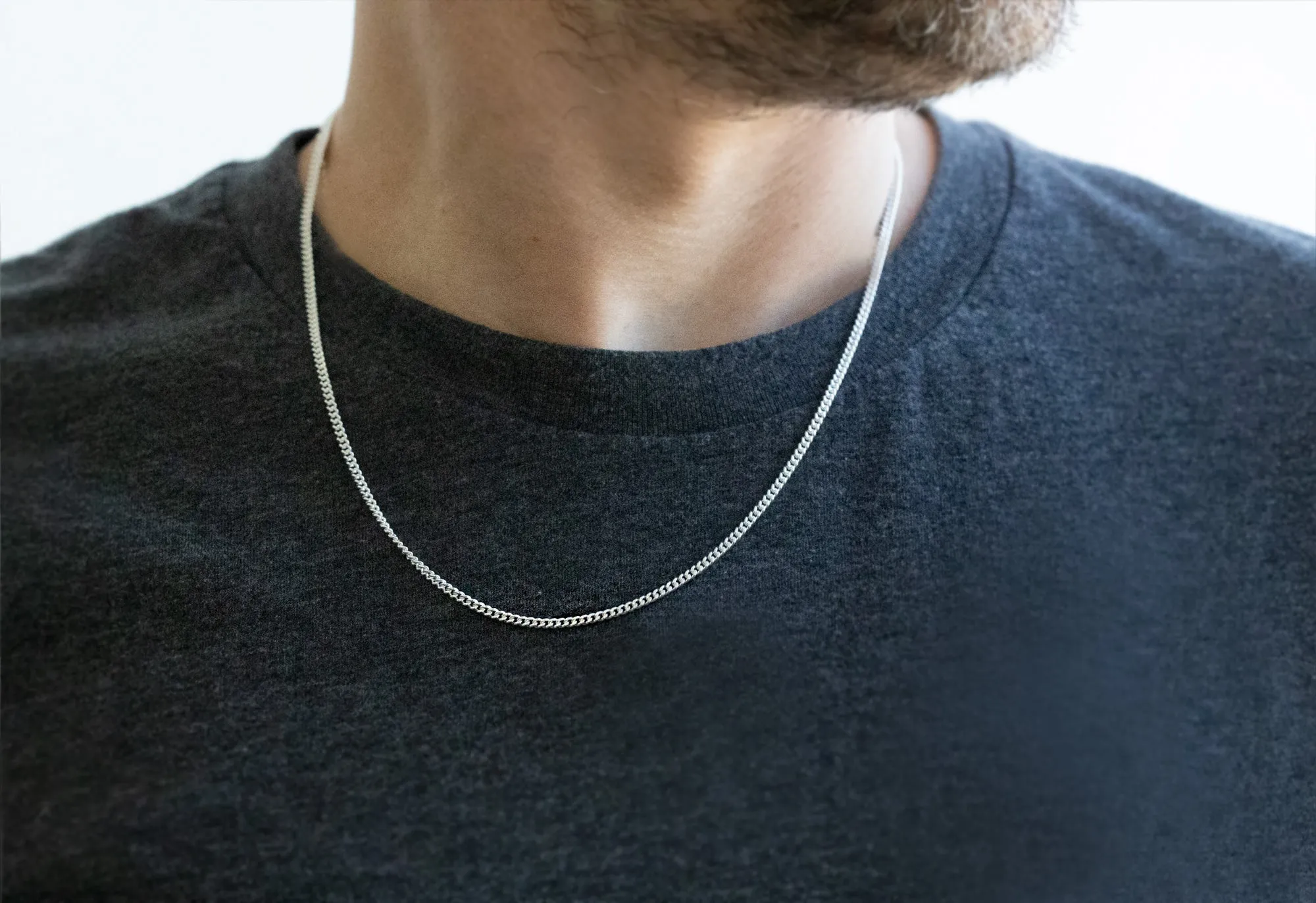 Men's Curb Chain Necklace