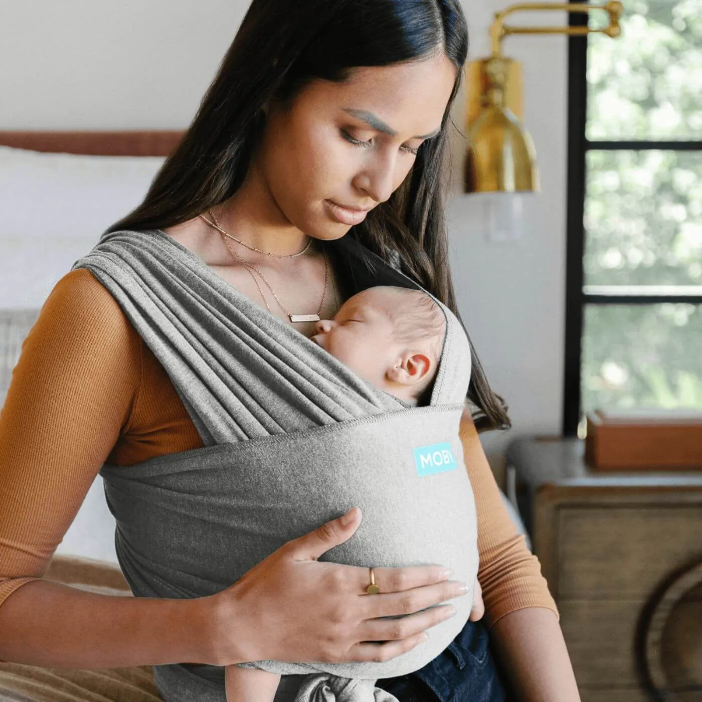 Moby Classic Baby Wrap (Grey)