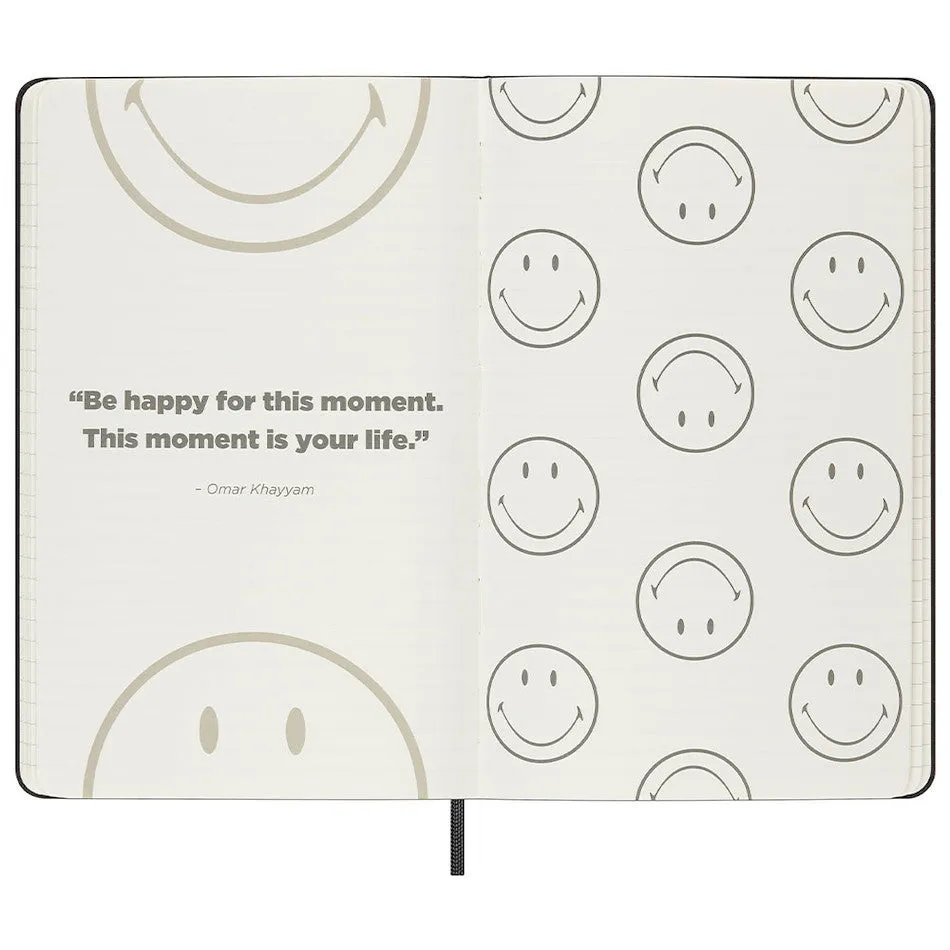 Moleskine Large Notebook Ruled Limited Edition Smiley