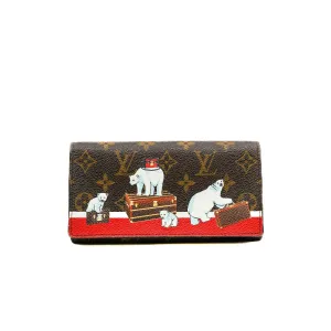 Monogram Limited Edition Christmas Polar Bear Wallet