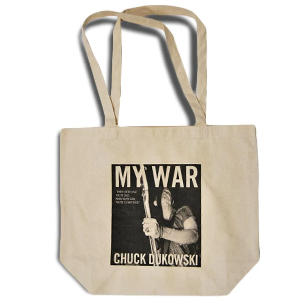 My War Tan Canvas Tote Bag