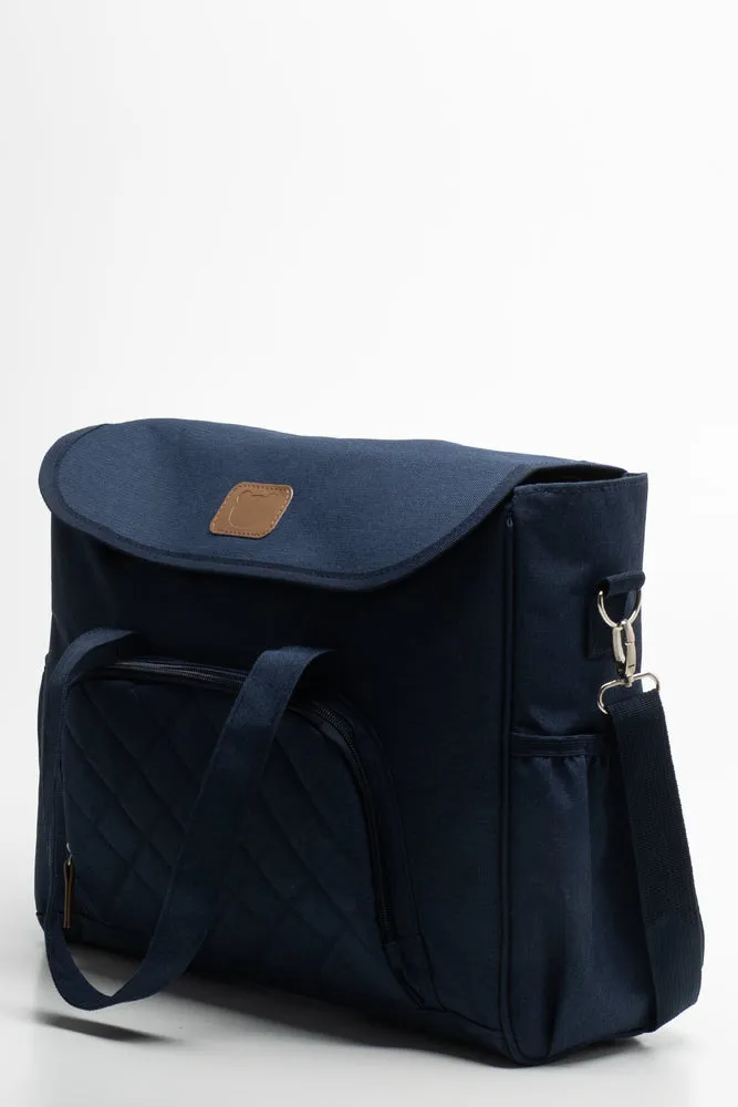 Nappy Bowler Bag Navy