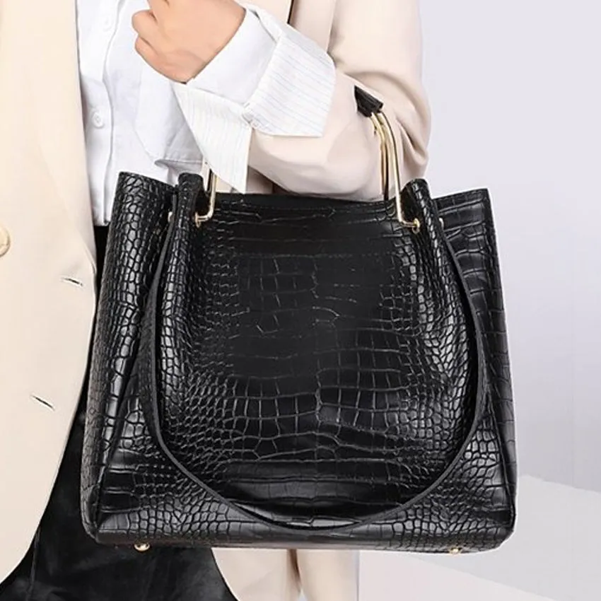 New Arrival Elegant, Stylish Ladies Bag Set3  PU Leather  On Sale (XNB6)