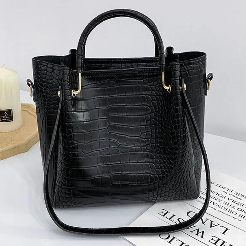 New Arrival Elegant, Stylish Ladies Bag Set3  PU Leather  On Sale (XNB6)