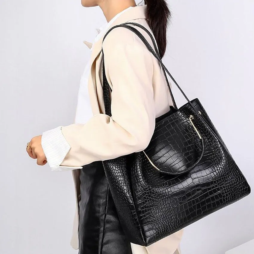 New Arrival Elegant, Stylish Ladies Bag Set3  PU Leather  On Sale (XNB6)