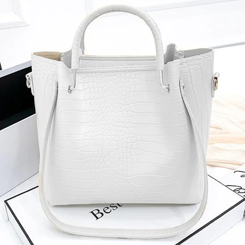 New Arrival Elegant, Stylish Ladies Bag Set3  PU Leather  On Sale (XNB6)