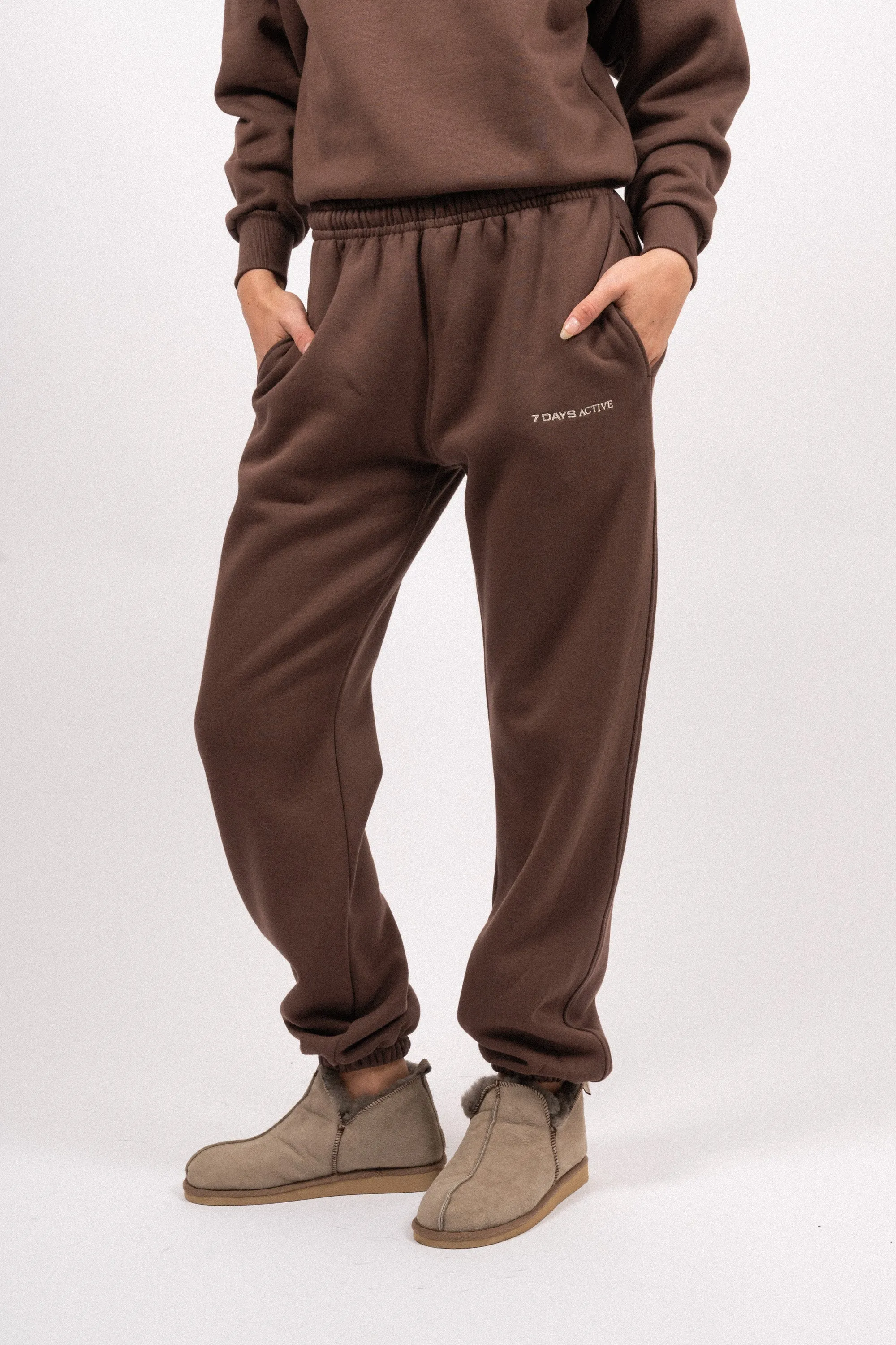 Organic Fitted Sweat Pants - Shopping Bag