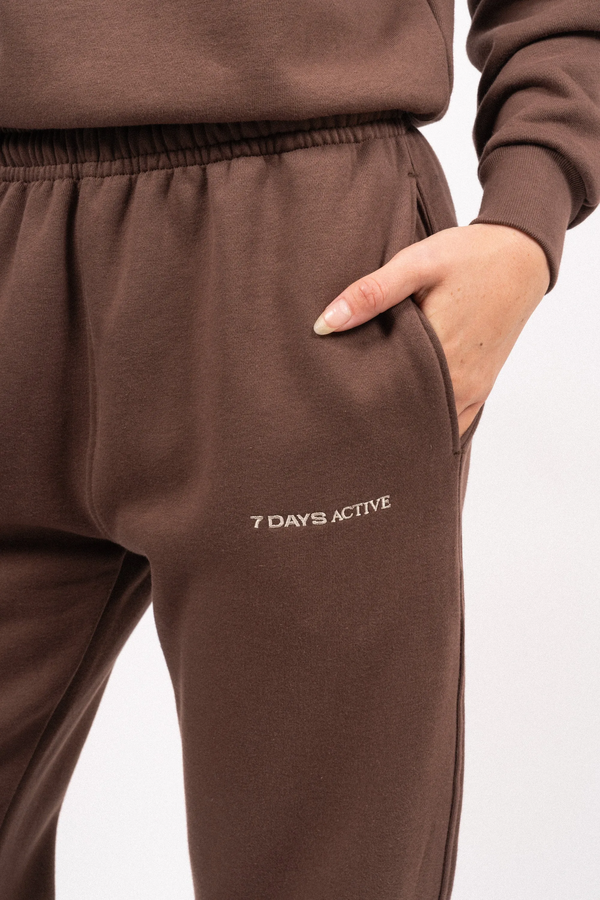 Organic Fitted Sweat Pants - Shopping Bag