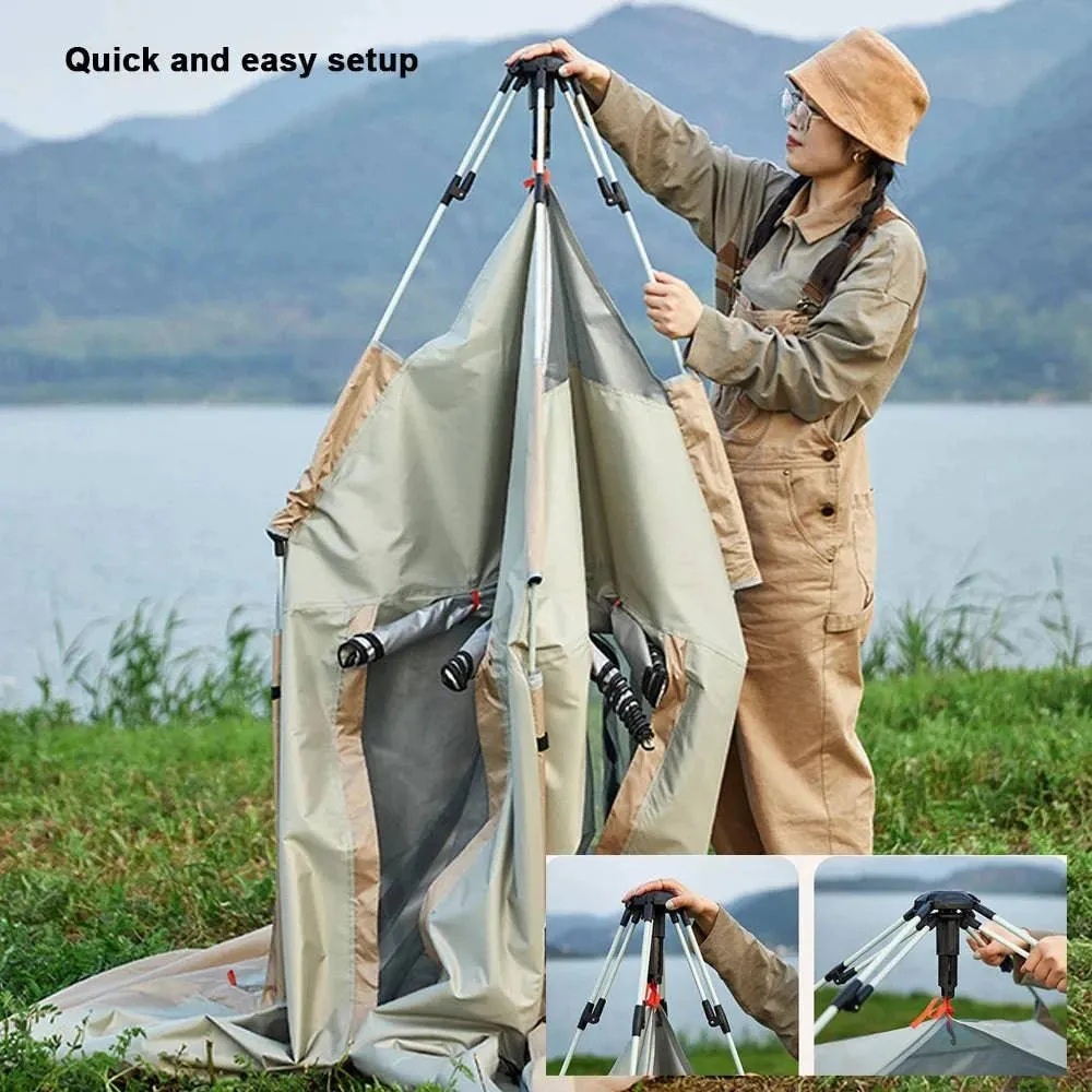 Outdoor Camping Tent Automatic Quick-opening Tent Portable Rainproof Sunshine-proof Tent for Self-driving Travel Fishing Hiking