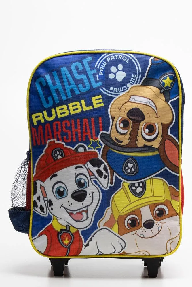 Paw Patrol Trolley Bag Blue & Red